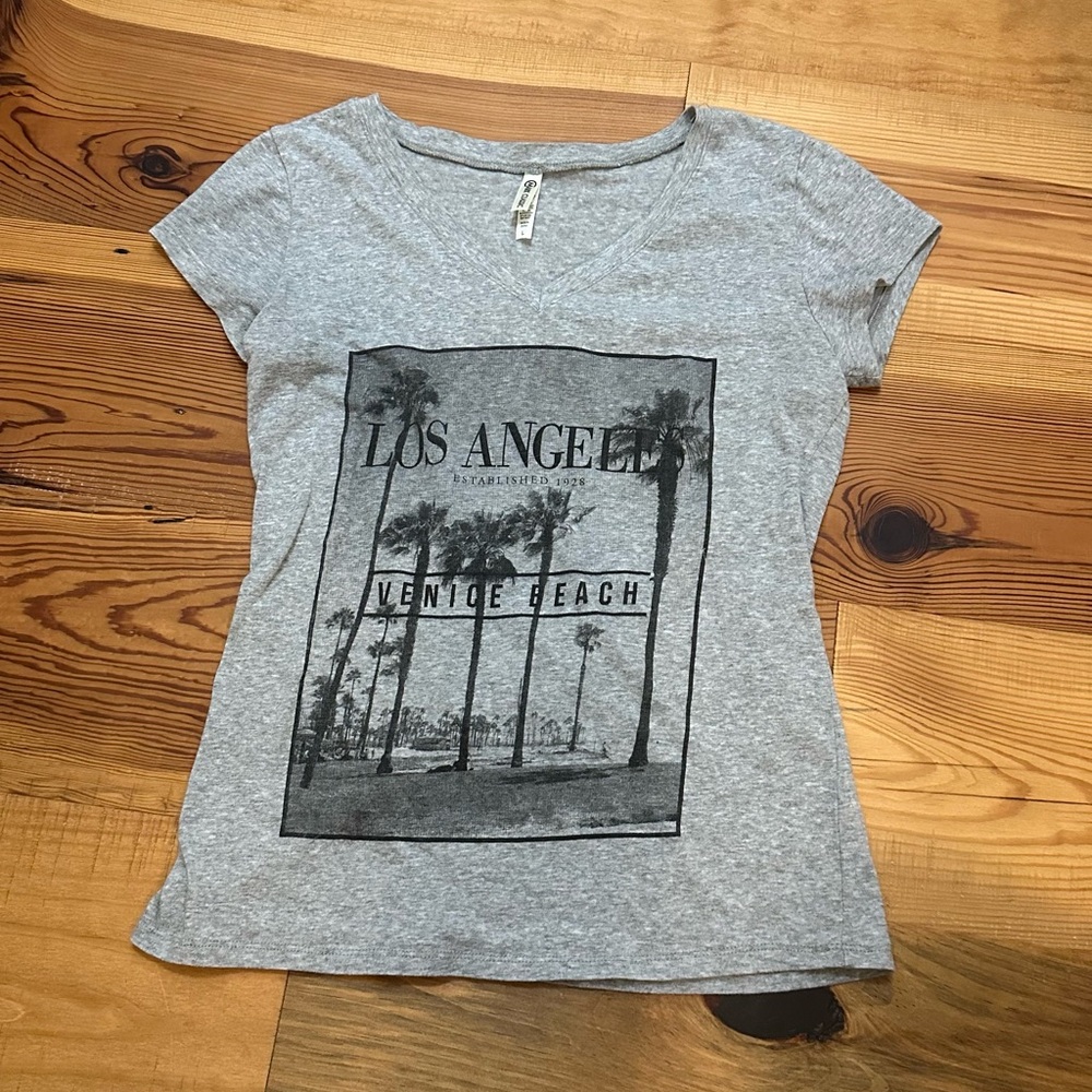 Gray Los Angeles Graphic T-Shirt